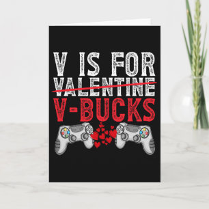 V Är För Alla Hjärtans Dag V-bucks Rolliga Videosp Kort
