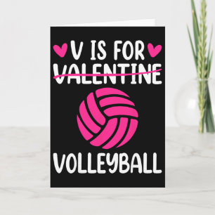 V Är För Alla Hjärtans Dags Volleyboll Pojkar G Kort