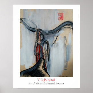 V är för Fordon Poster