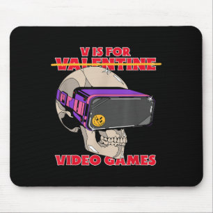 V är för (valentin) videospel - roligt spelarspel musmatta