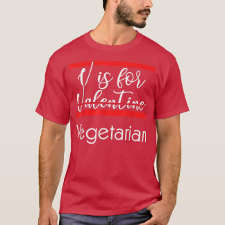 V är för vegetarian T-Shirt