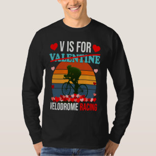 V Är För Velodromracing  Alla hjärtans dag Pojkar  T Shirt