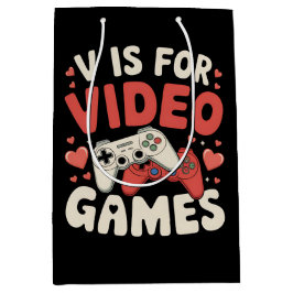 V är för videospel med Valentines day-spelaren