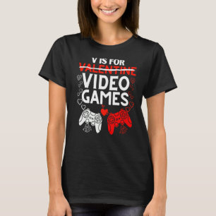 V är för videospel, Valentines day Boy Manar T Shirt