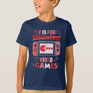 V är för videospel, Valentines day-nuny V-dag T Shirt