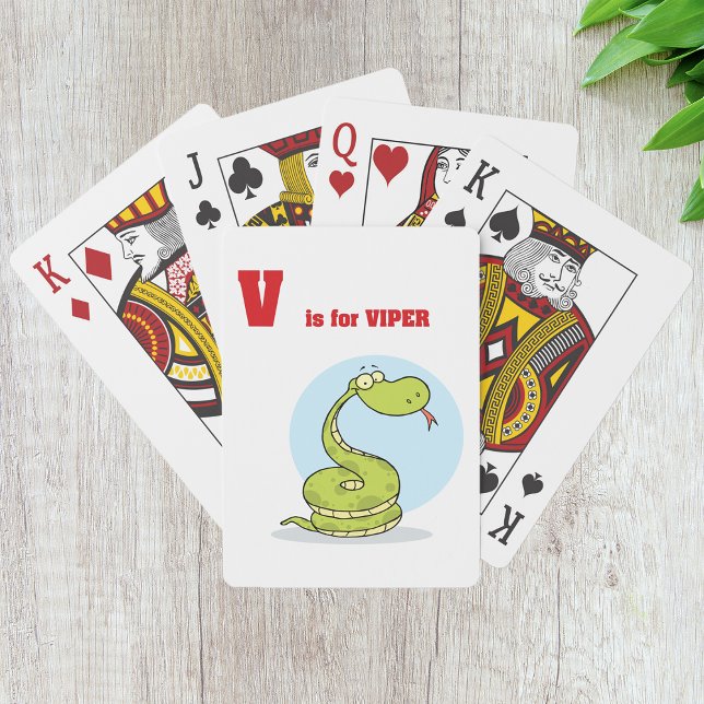 V är för Viper-uppspelningskort Casinokort (Skapare uppladdad)