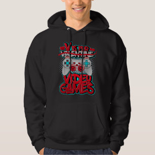 V är till Vodka Anti alla hjärtans dag Day Vodka Hoodie