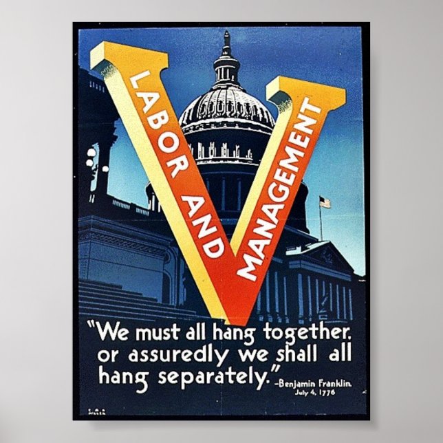 V Arbetsmarknad och arbetsledning Poster (Framsidan)