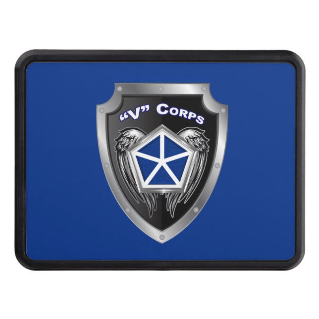 V Armored Corps Shield Dragkroksskydd (Framsidan)