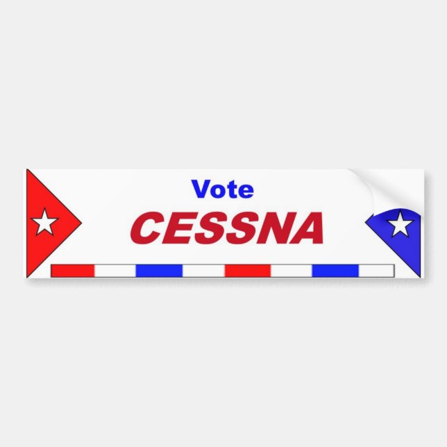 V Cessna Bildekal (Framsidan)