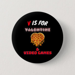 V Dag är för Pizza och Video Game Älskare Boy Mana Knapp
