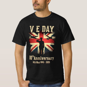 V-E-dagen 80-årsjubileum Seger i Europa WWII T Shirt