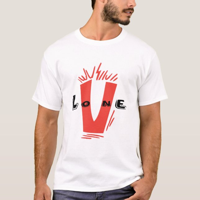 V ensam Essential T-Shirt (Framsida)