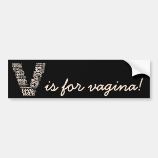 V för vagina seger i Michigan Bildekal