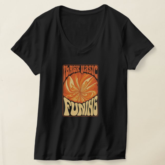 V-form nacke tshirt t shirt (Laydown)