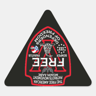 V FRIE TRIANGELFORMAT KLISTERMÄRKE