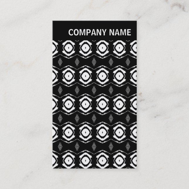 V Header - Bild - Abstraktens geometriska egenskap Visitkort (Framsida)