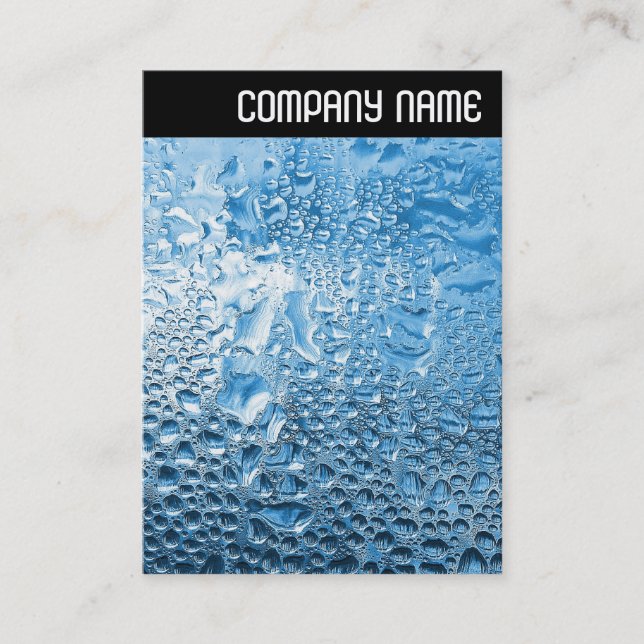 V Header - Blue Vatten Visitkort (Framsida)