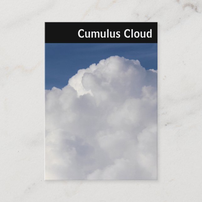 V Header - Cumulus Cloud Visitkort (Framsida)