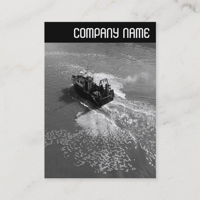 V Header - Little Fishing Trawler Visitkort (Framsida)