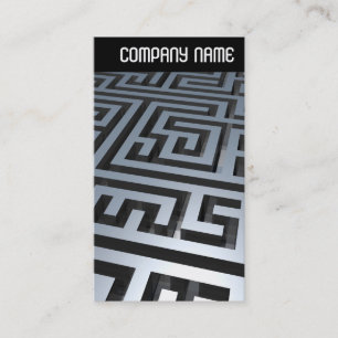 V Header - Metall Maze Visitkort