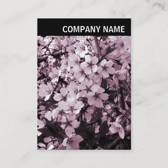 V Header - Photo - Cherry Blommar Visitkort (Framsida)
