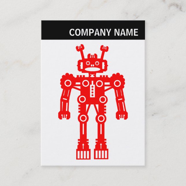 V Header - Photo - Red Robot Visitkort (Framsida)