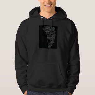 V-Hoodie Tröja Med Luva