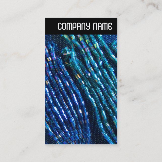 V Huvud - Bead Braids Visitkort (Framsida)