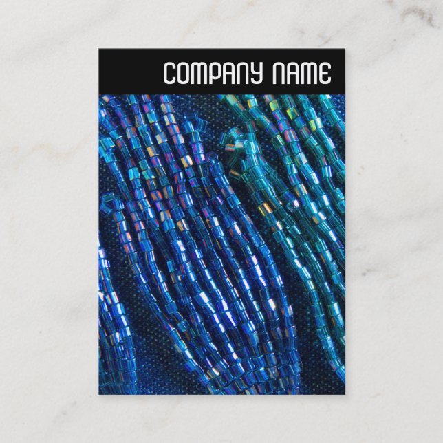 V Huvud - Bead Braids Visitkort (Framsida)