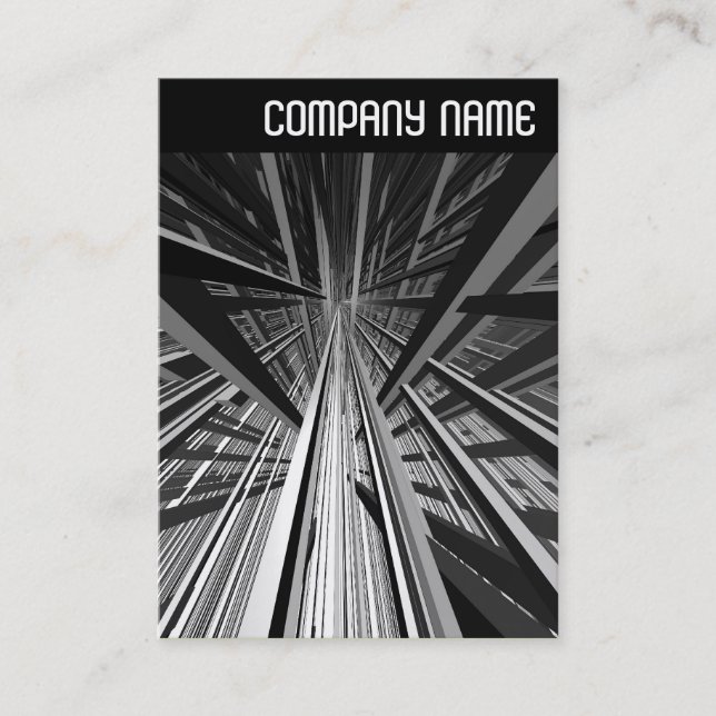 V-huvud - Extremt perspektiv Visitkort (Framsida)