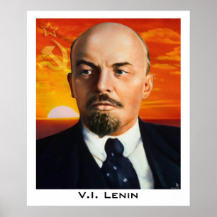 V.I. Lenin affisch