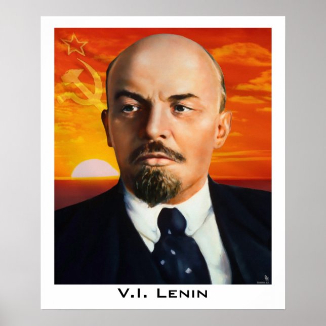 V.I. Lenin Poster (Framsidan)