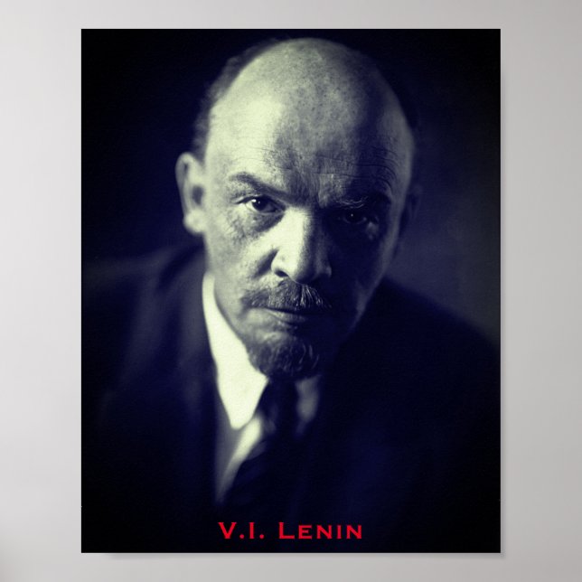 V.I. Lenin - Sovjetunionen Chef - CCCP Poster (Framsidan)