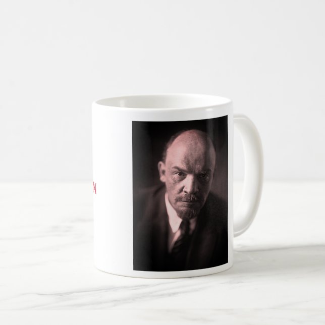 V.I. Lenin - Sovjetunionen Chef - Sovjetunionen Kaffemugg (Framsida höger)