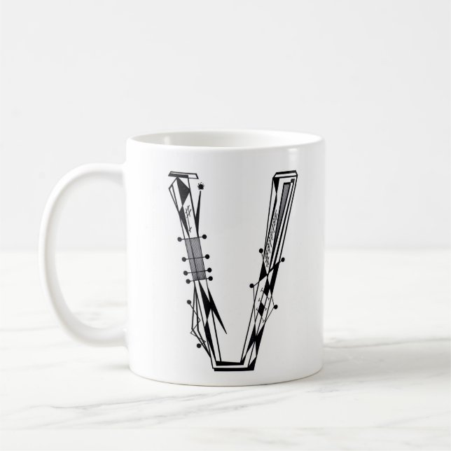 ’V’ Kaffe Mugg (Vänster)
