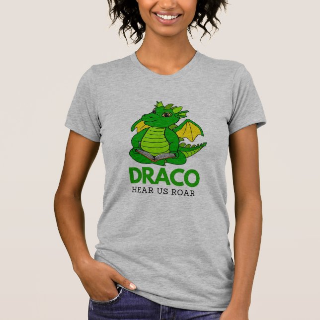 V-nacke Draco t-shirt (Framsida)