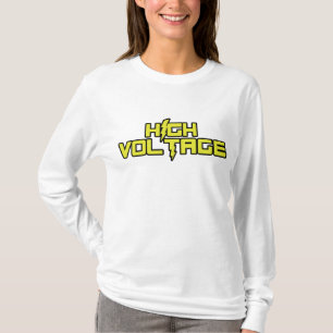 V-Nacke för kickspänningslångärmad skjorta (vi T-shirt