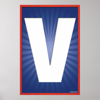 V OMRÖSTNING POSTER