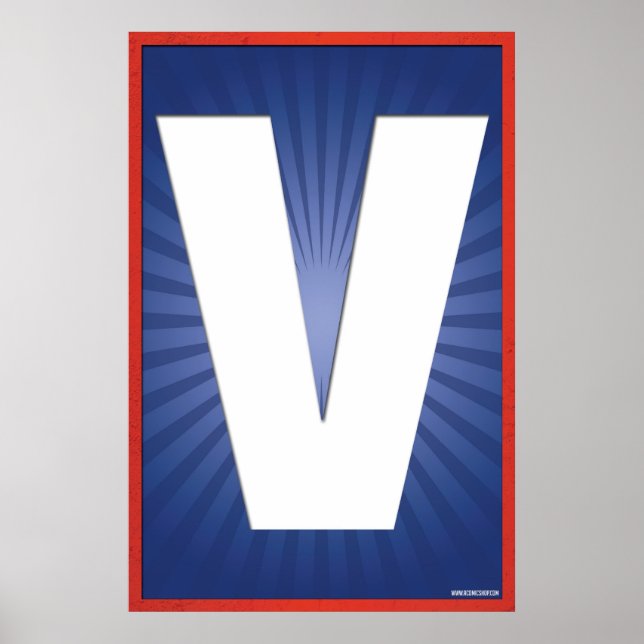 V OMRÖSTNING POSTER (Framsidan)