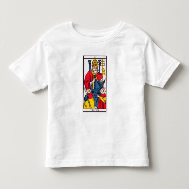 V Påven, Tarot-kort Tee Shirt (Framsida)