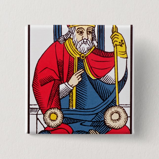 V popen, Tarot kort Knapp (Framsida)