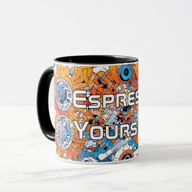 V-puls 2-kombination Mugg (Framsida vänster)