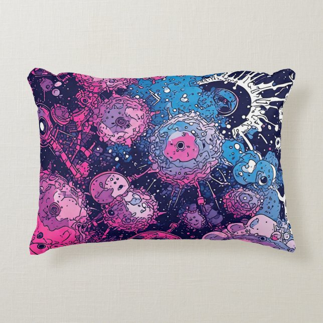 V-puls 5 dekorfärg prydnadskudde (Framsidan)