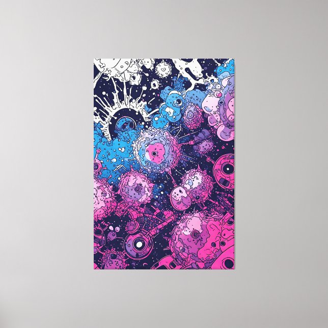 V-puls 5-Kanvastryck Canvastryck (Framsida)