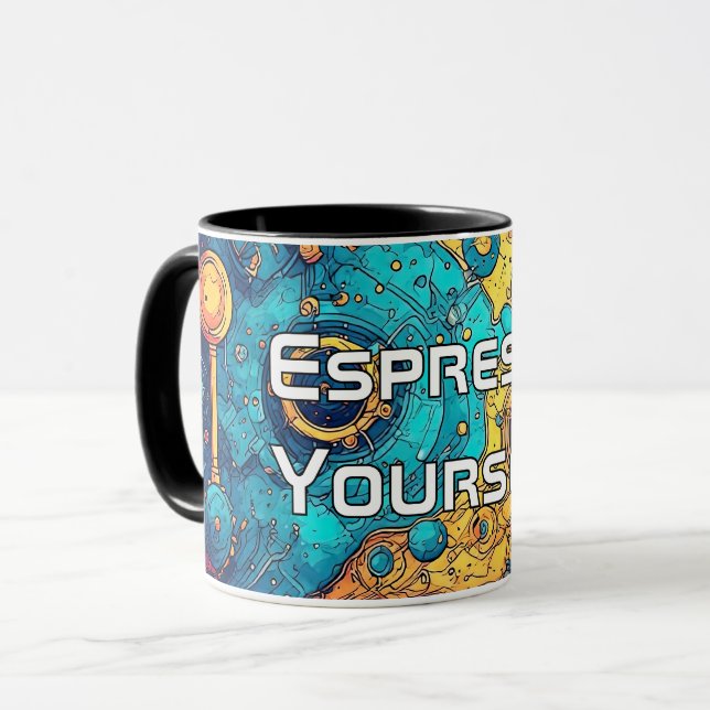 V-puls 7-kombination Mugg (Framsida vänster)