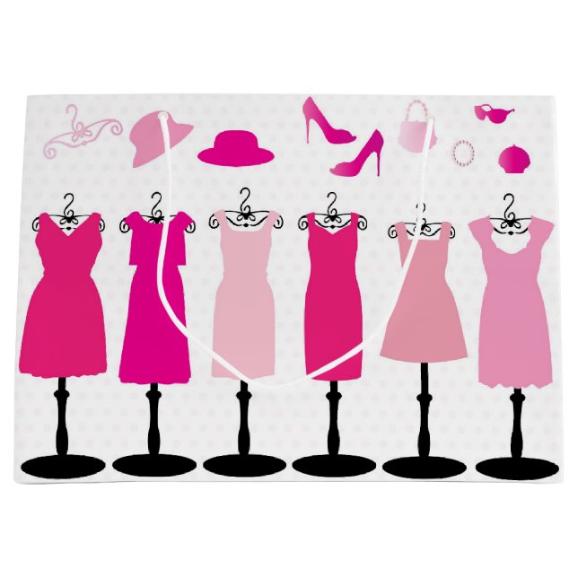 V Rosa Dress - Gift Bag (Framsidan)
