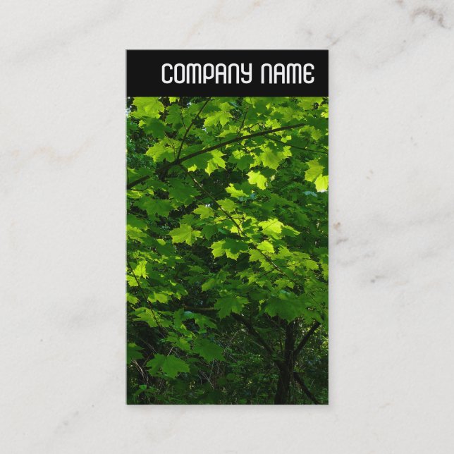 V Rubrik - Löv i Vår Visitkort (Framsida)