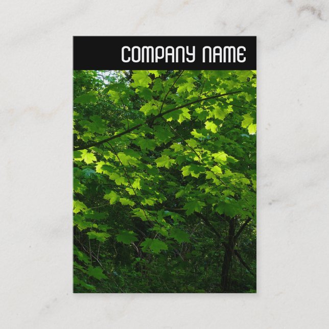 V Rubrik - Löv i Vår Visitkort (Framsida)