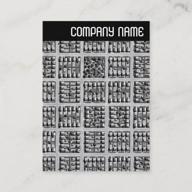 V Rubrik - Tjock ruta Visitkort (Framsida)